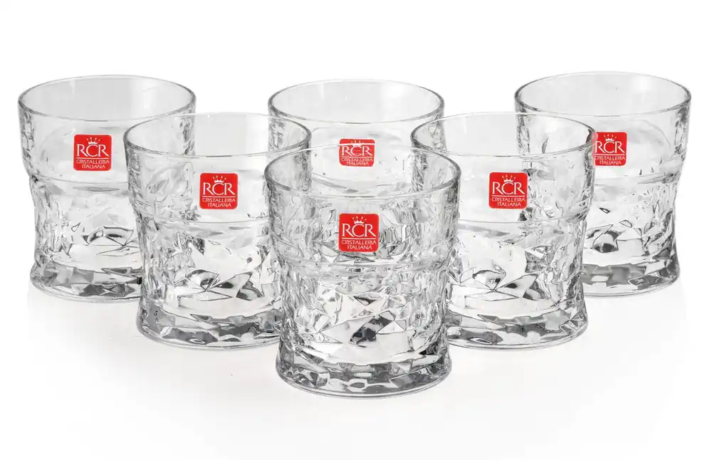 Promocja Szklanki kryształ do whisky RCR SOUND FUNKY 320ml