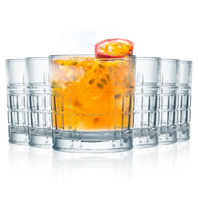 Szklanki niskie do whisky, soku, wody AMBITION Jack 325ml 6szt Super okazja