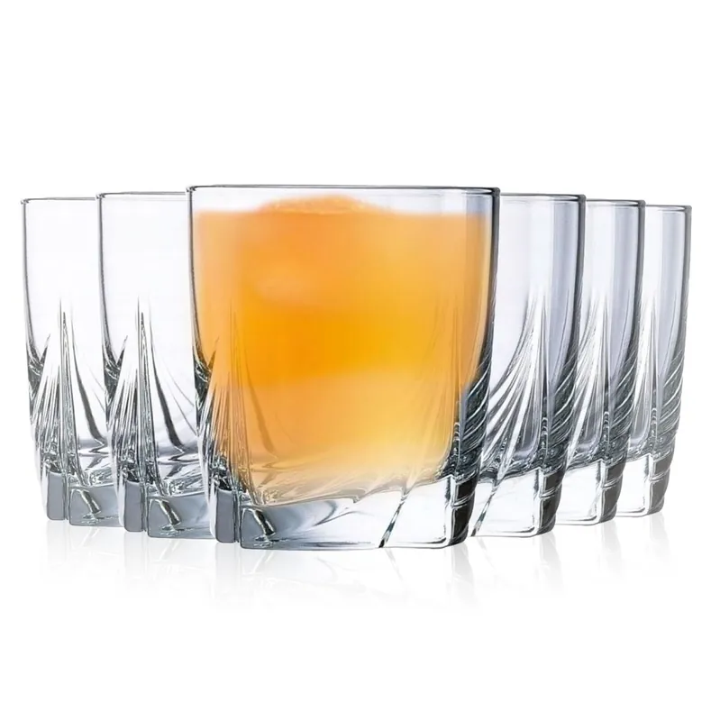 Szklanki niskie do whisky, soku, wody AMBITION Tropicana 300ml 6szt Ostatnie sztuki