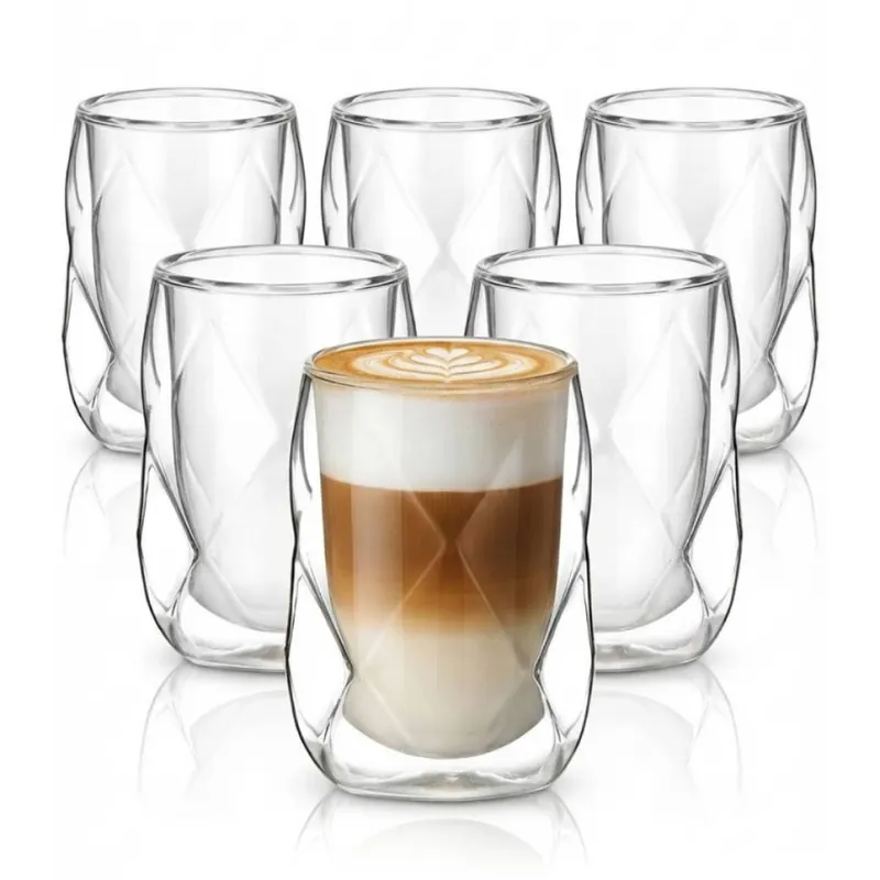 Szklanki termiczne do kawy, latte macchiato, cappuccino 350ml GEO Zamów teraz