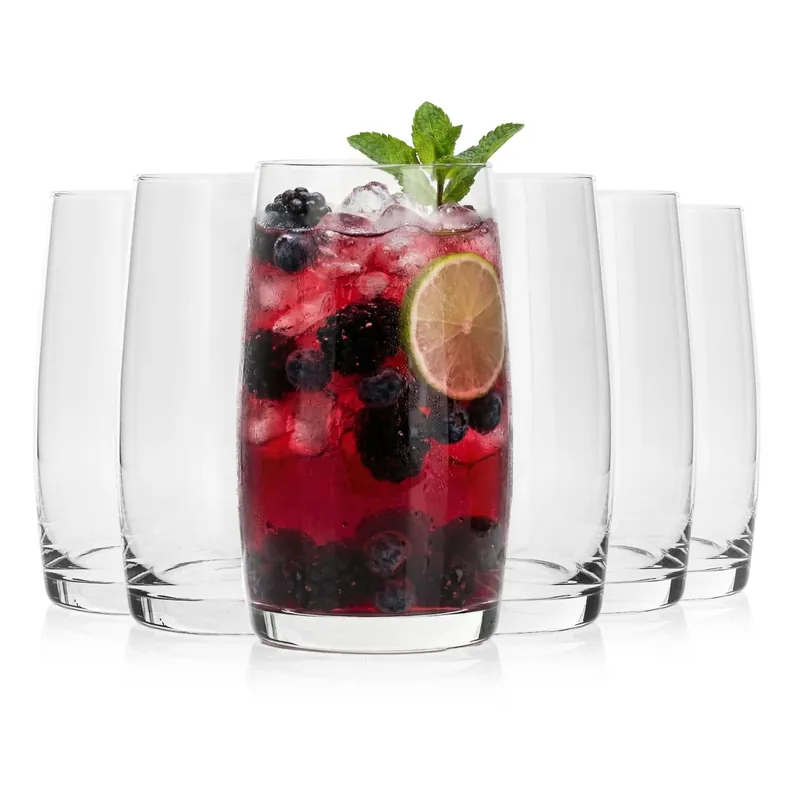 Szklanki wysokie do napojów long drink AMBITION Veronica 380 ml 6 szt. Hit sprzedaży