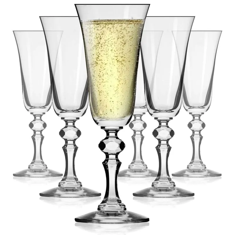 Rabat Kieliszki do szampana KROSNO Prestige KRISTA 150/165ml