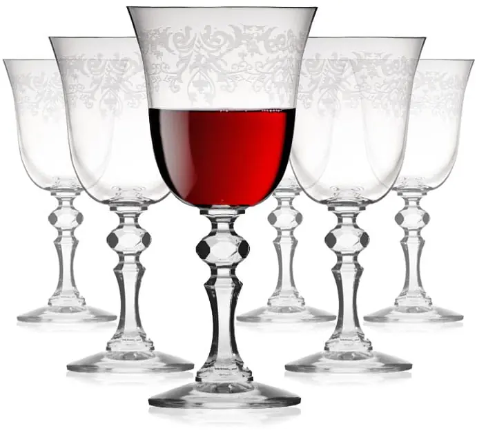 Okazja Kieliszki do wina czerwonego KROSNO Prestige KRISTA-DECO 250ml