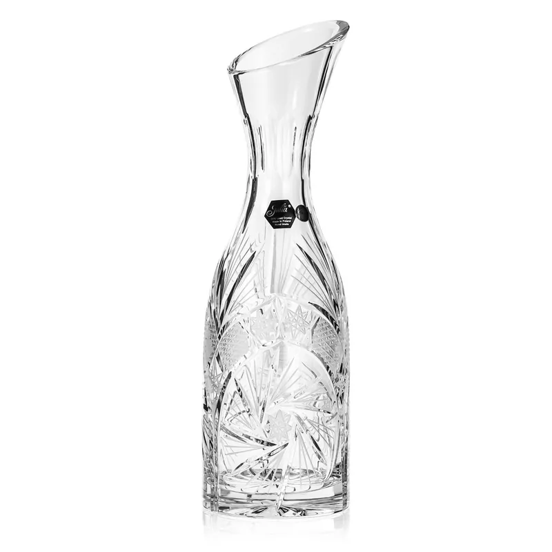Kryształowa karafka do whisky wina wody JULIA Młynek 1000ml 05396 Bezpieczna płatność
