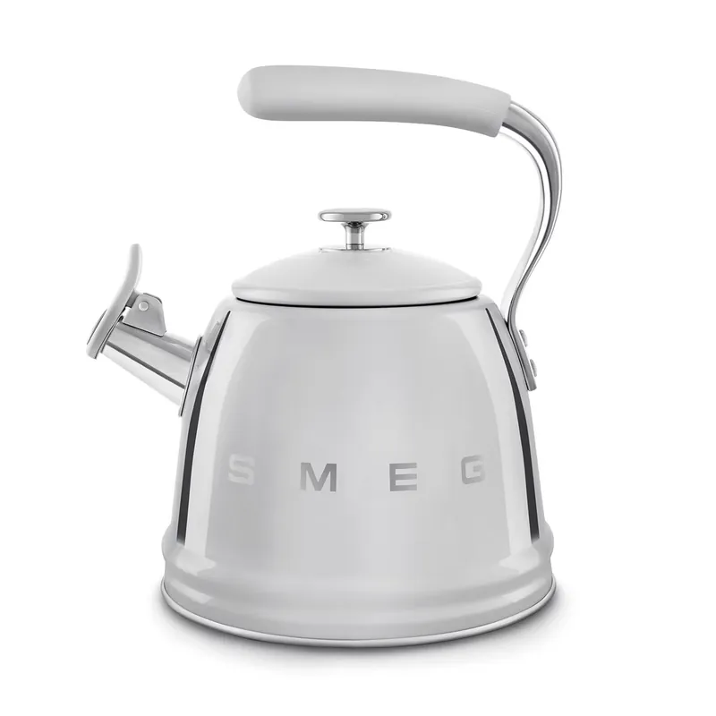 Smeg - Czajnik z gwizdkiem, srebrny, 2,3 l Sprawdź teraz