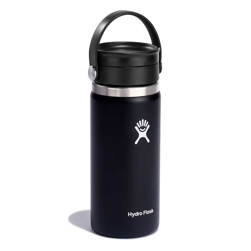 Nie przegap Butelka termiczna 400 ml (czarna) Wide Mouth Hydro Flask