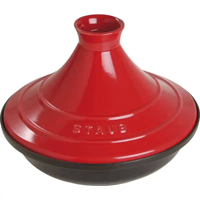 Tylko do końca tygodnia Staub - naczynie do tajine 28 cm, czerwono-czarny