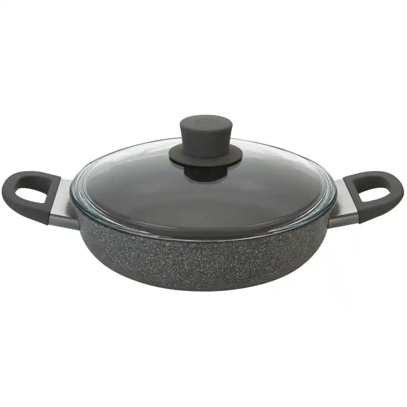 Ballarini - patelnia głęboka 2H + pokrywka 24 cm Bezpieczna płatność