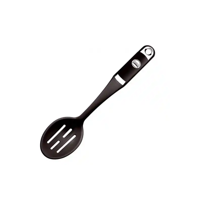 Nowy KitchenAid - łyżka cedzakowa, czarna