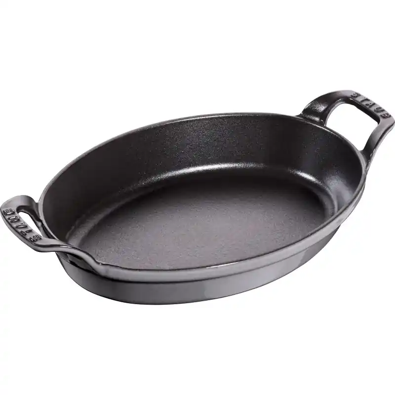 Szybka dostawa Staub - owalne mini naczynie do pieczenia i zapiekania 24x16 cm, szary