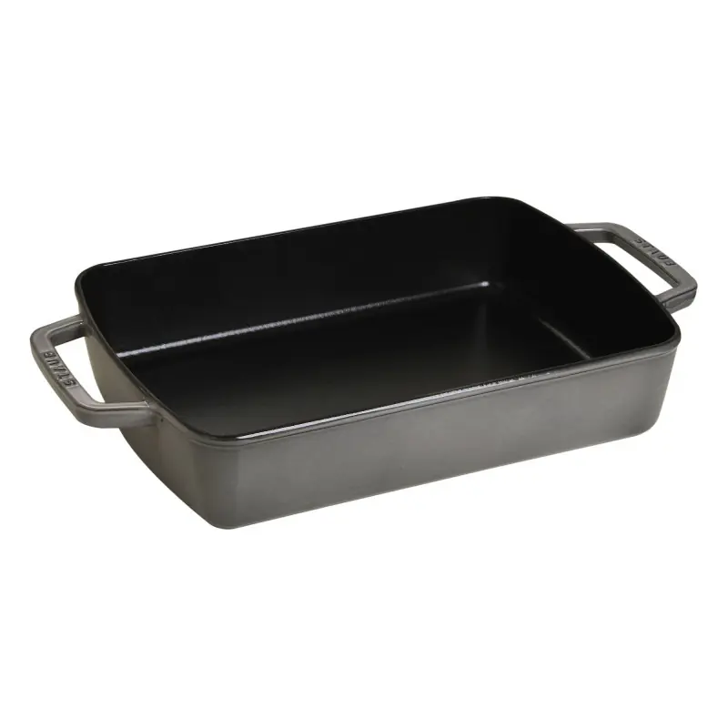Ograniczona ilość Staub - naczynie do zapiekania 30x20 cm, szary