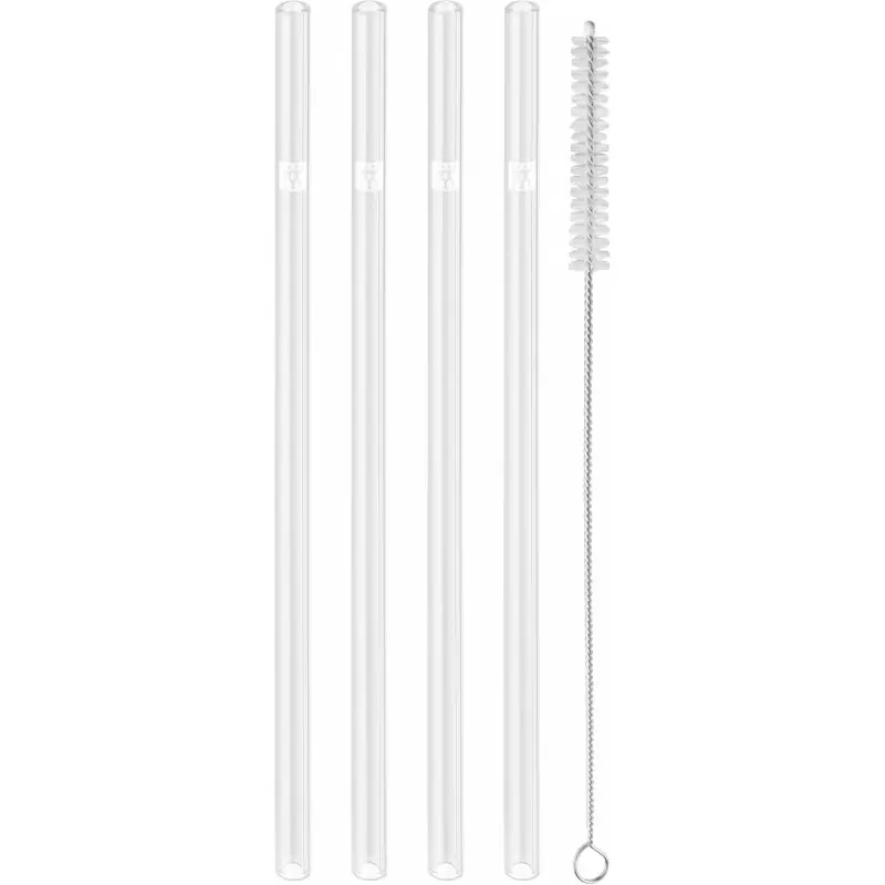 ZWILLING SORRENTO - Zestaw 4 słomek prostych - białe Wyprzedaż