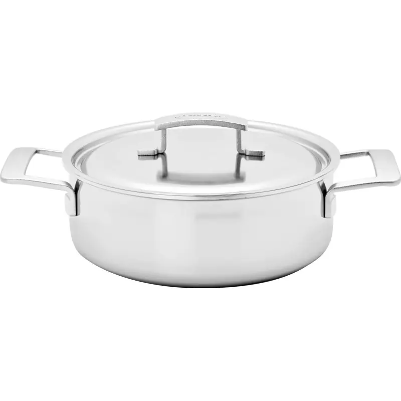 Hit sprzedaży DEMEYERE INDUSTRY 5 Patelnia głęboka 2H z pokrywką 24 cm