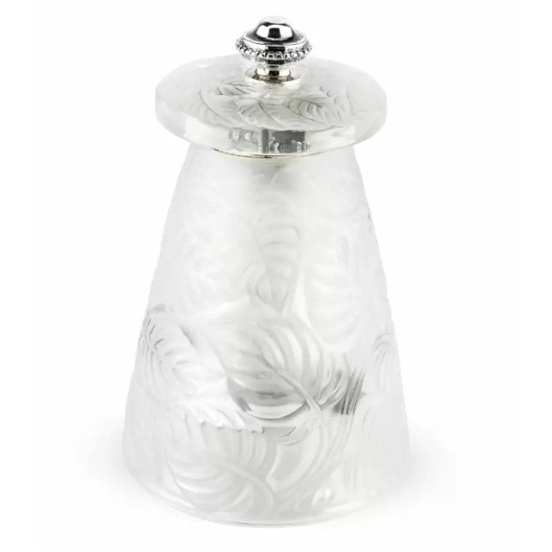 Wyjątkowa oferta Peugeot - LALIQUE Młynek do soli z kryształu Lalique 9 cm